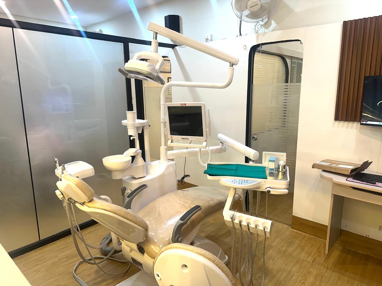 Smiling patient after dental treatment